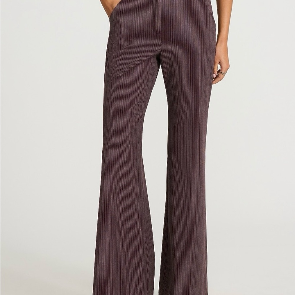Express Editor Flared Pants- NWT